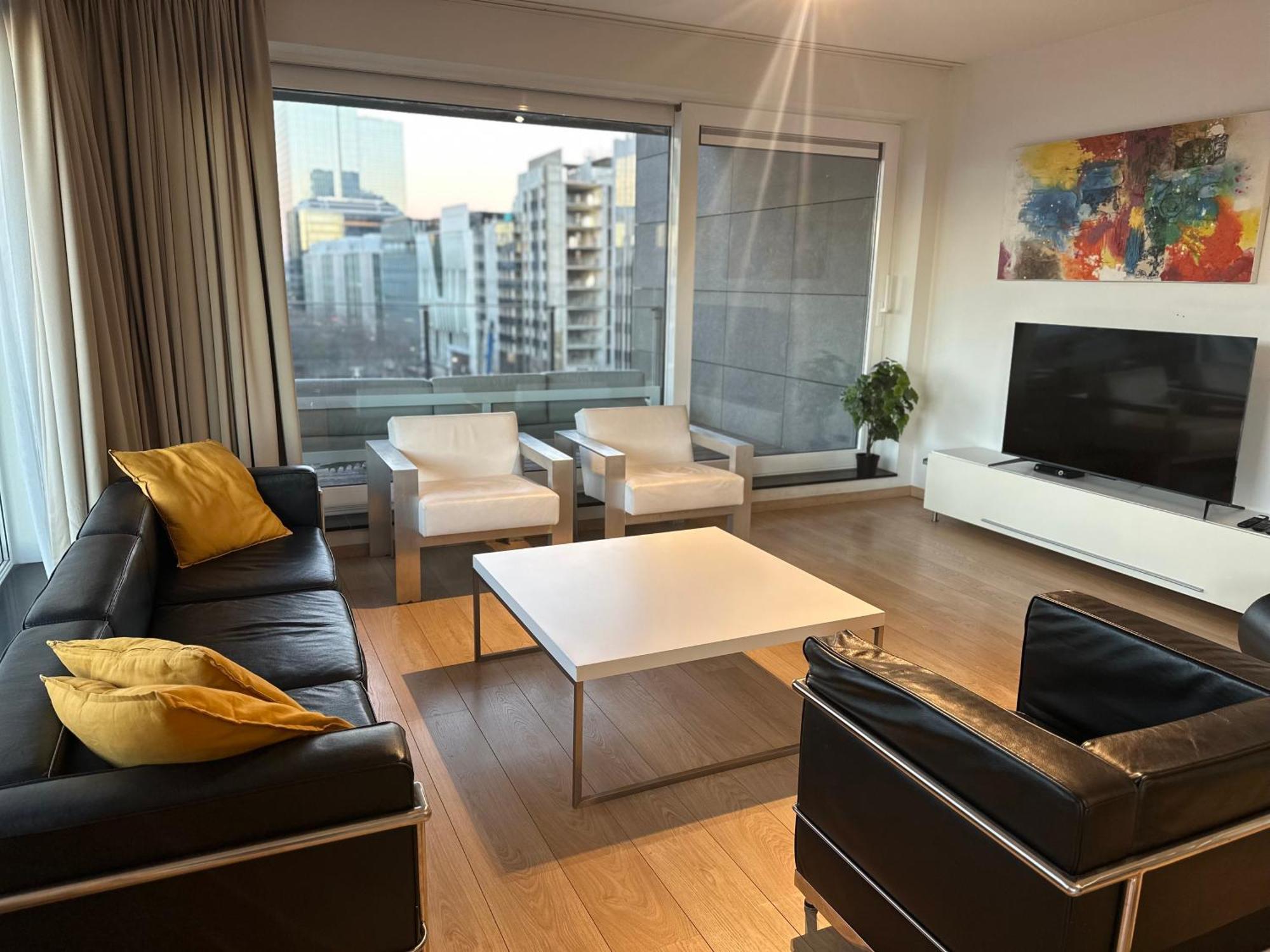Apartment With Balcony In Brussels Center Dış mekan fotoğraf
