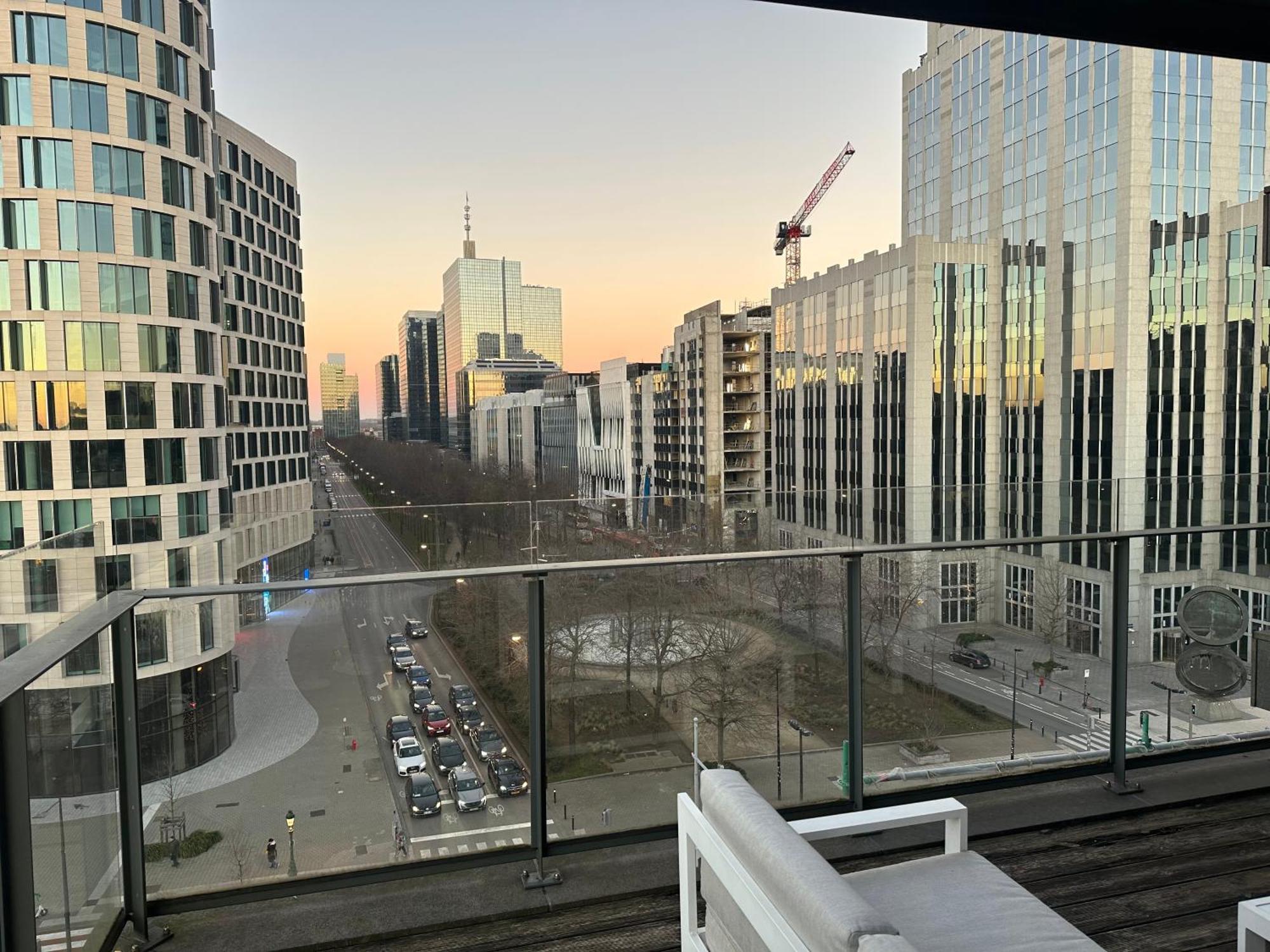 Apartment With Balcony In Brussels Center Dış mekan fotoğraf